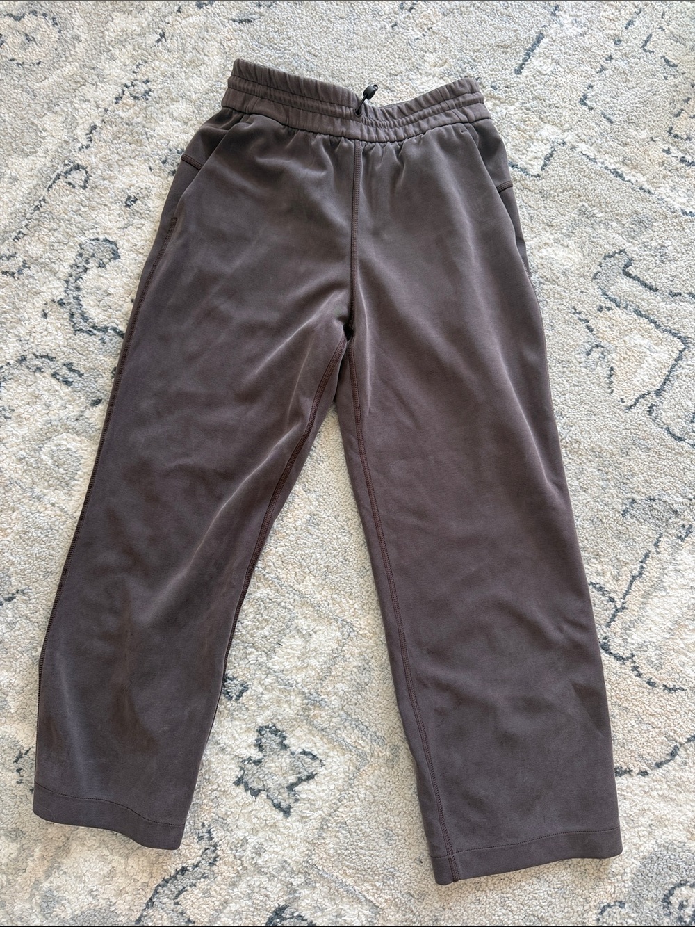 lululemon athletica Brown Softstreme Pants 7/8 length